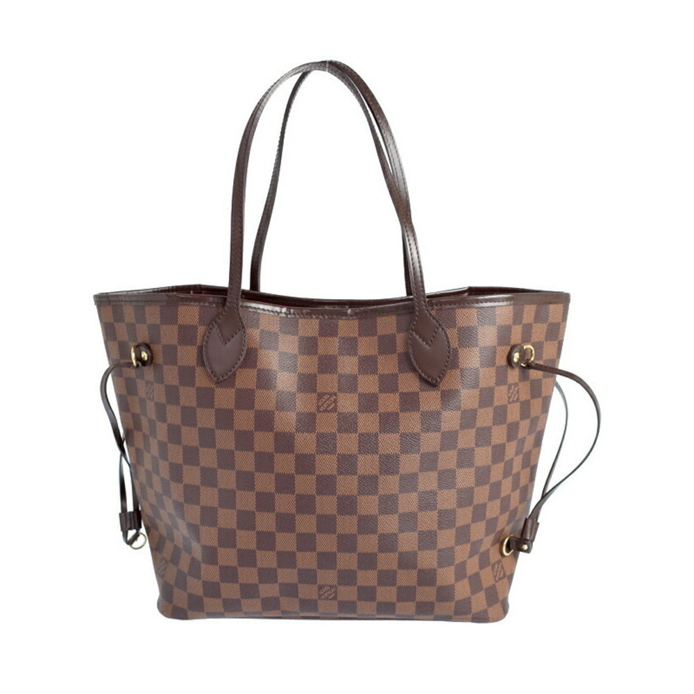 Louis Vuitton Tote Neverfull Brown Bag Damier Ebene - Picture 2 of 8